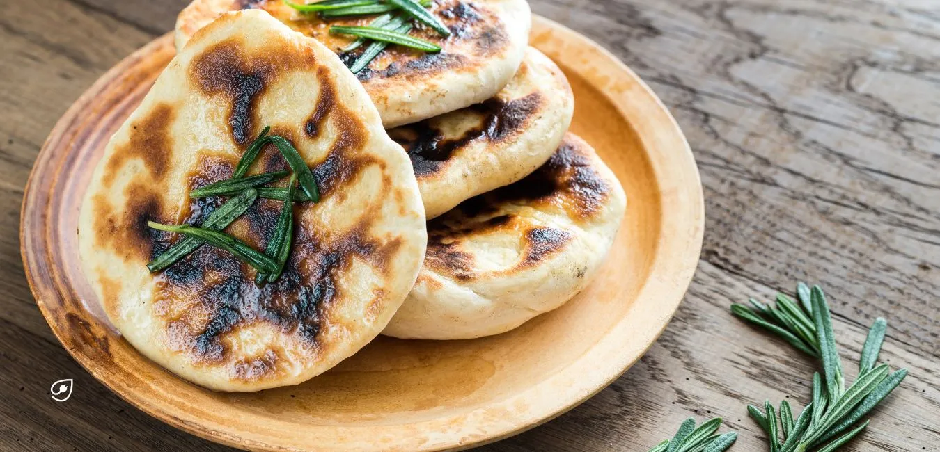 Dein Rezept für veganes Fladenbrot.