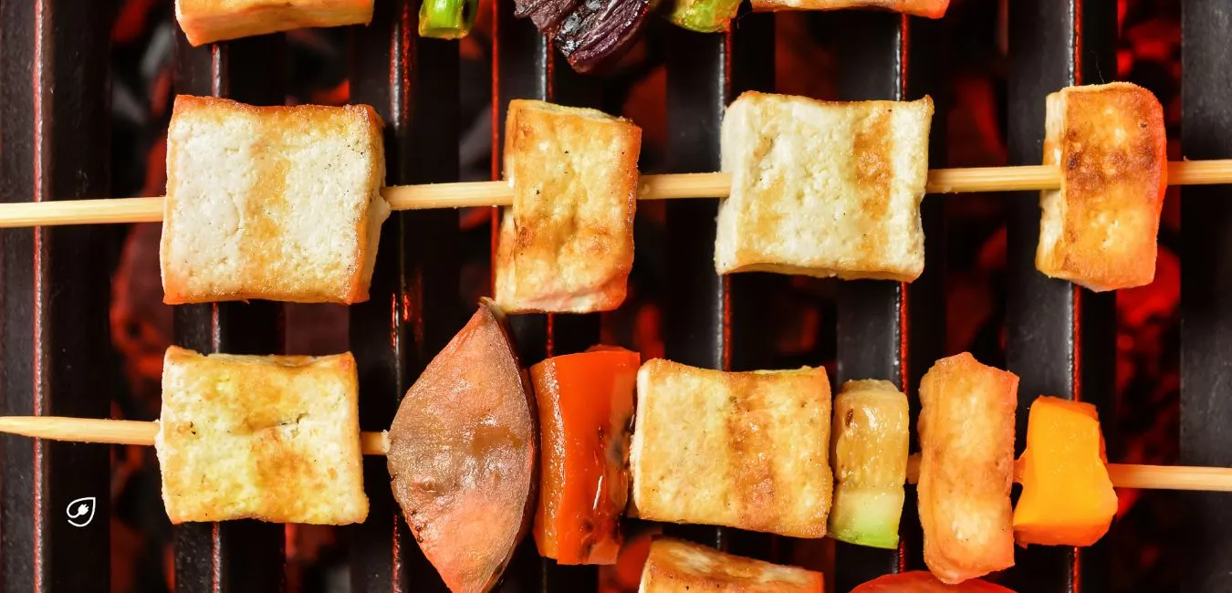 Rezept für vegane Grillspieße